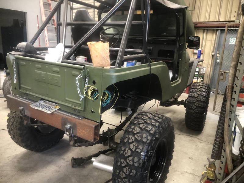 1974 Jeep CJ5 Project, crate 383, D44/D60, 37s For Sale - 1