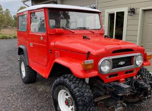 1975 Toyota Land Cruiser FJ40, V8, lockers, winch For Sale