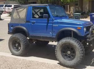 1987 Suzuki Samurai on 35s, Toy axles, 6.5:1 TC For Sale