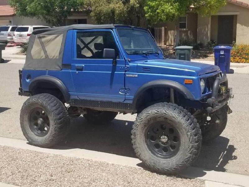 1987 Suzuki Samurai on 35s, Toy axles, 6.5:1 TC For Sale - 1