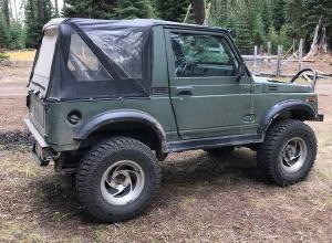 1988 Suzuki Samurai, winch, cage, 1.6 swap For Sale