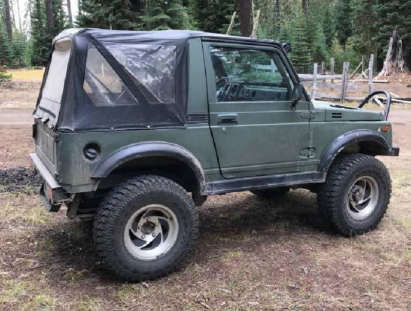 1988 Suzuki Samurai, winch, cage, 1.6 swap For Sale - 1