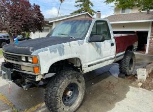 1989 Chevy Silverado, SAS on 37s, D60/14B, winch For Sale