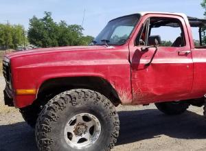 1991 Chevy K5 Blazer on 41s, D60s, duals, ram assist For Sale