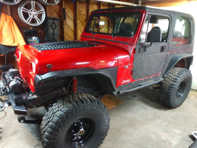 1992 Jeep Wrangler YJ, Magnum V8, locked D44/Ford 8.8, 35s, winch For Sale - 1