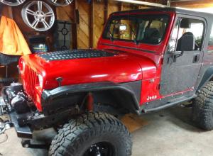 1992 Jeep Wrangler YJ, Magnum V8, locked D44/Ford 8.8, 35s, winch For Sale