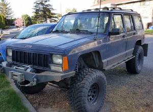 1994 Jeep Cherokee XJ on 33s, 6" lift, winch For Sale