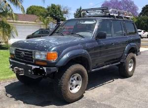 1996 Toyota Land Cruiser FJ80, 4" lift, 34s, winch For Sale