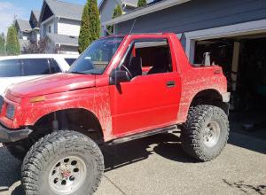 1998 Chevy Tracker, Toy axles, ARBs, 35s For Sale