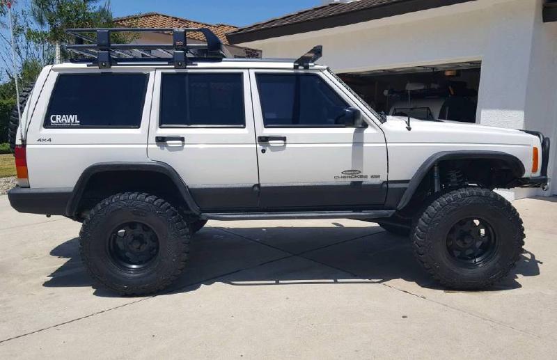 1998 Jeep Cherokee XJ, winch, on 33s For Sale - 1