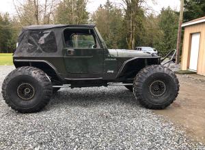 1998 Jeep Wrangler TJ, 5.3 LS, TH400, locked D60s, 42" Pitbulls For Sale