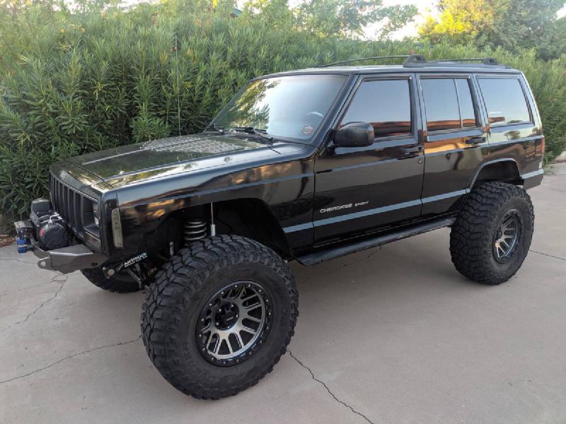 1999 Jeep Cherokee XJ on 35s, locked D44s, 1 ton steering For Sale - 1