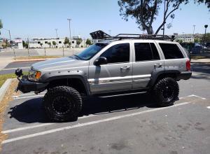 2000 Jeep Grand Cherokee Limited, 3" long arm, winch, clean For Sale