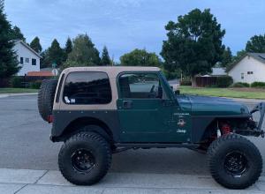 2000 Jeep Wrangler TJ, Ox, manual, 6" lift For Sale