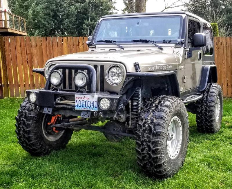 2003 Jeep Wrangler TJ Sport on 36s For Sale - 1