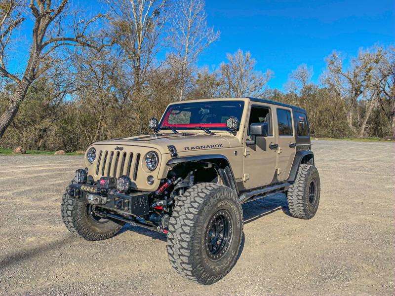 2016 Jeep Wrangler JK Unlimited locked on 38s, Fox Coilovers For Sale - 1