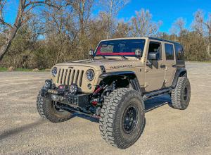 2016 Jeep Wrangler JK Unlimited locked on 38s, Fox Coilovers For Sale